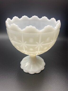 Napco Milkglass Compote